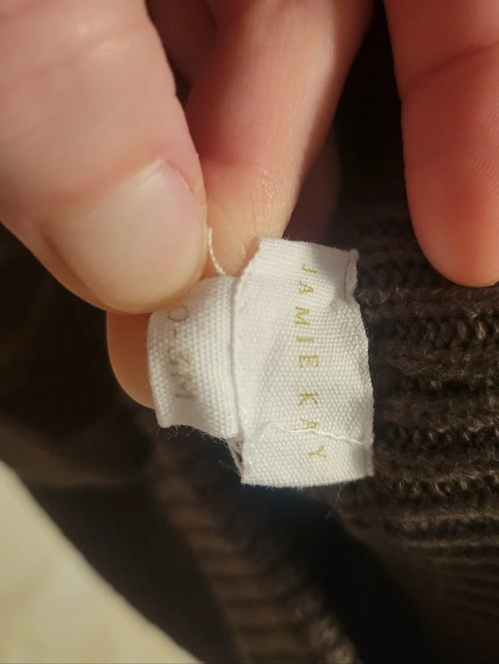 Jamie Kay Knit Joggers in Charcoal Gray 0-3 Months - NWOT